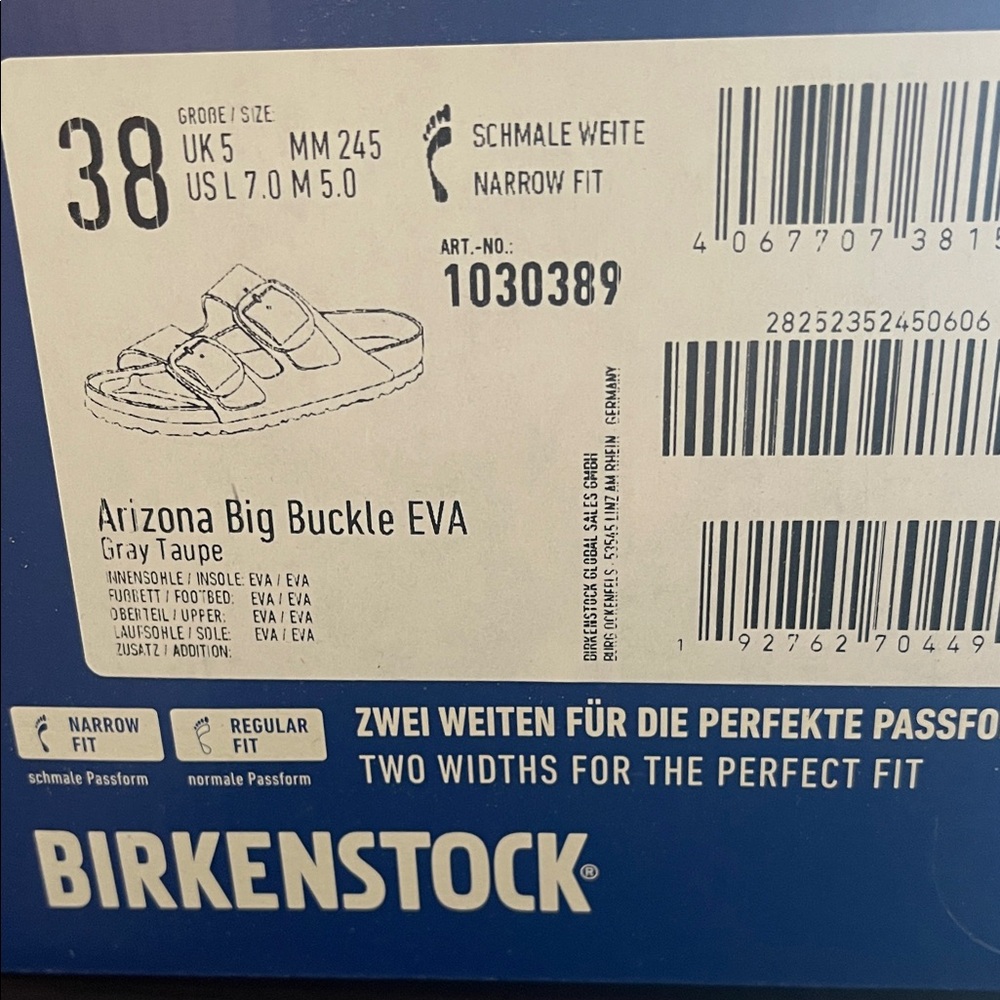 Birkenstock Arizona Sandals in Gray Taupe - Picture 2 of 4